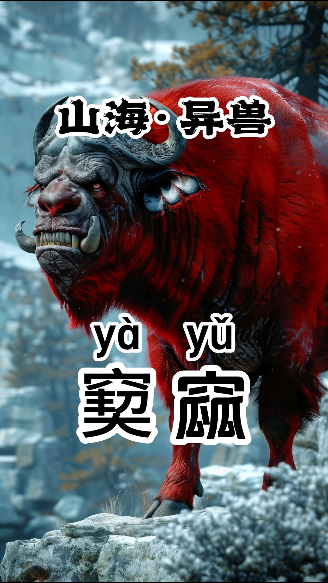AI还原《山海经》神兽——窫窳
