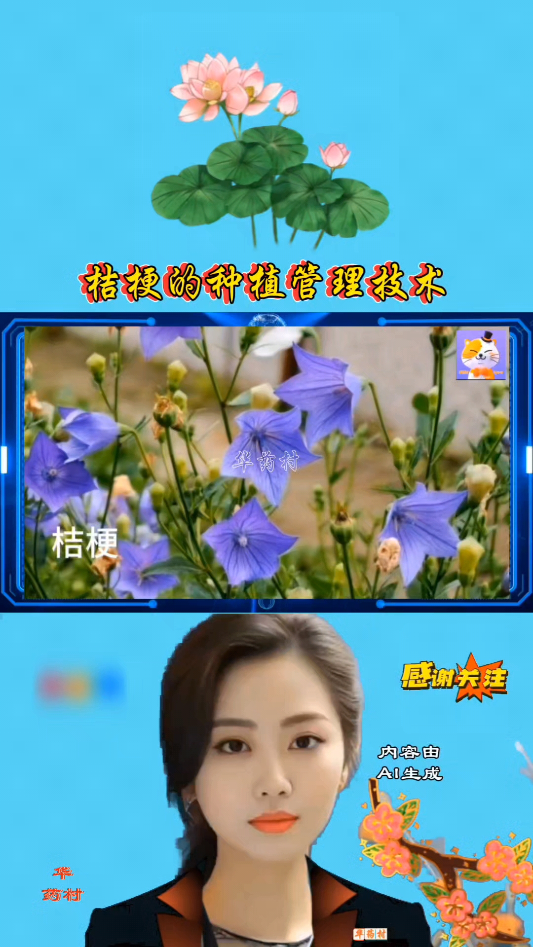 桔梗的种植管理技术#科普#三农#农村#教程#中药材#中草药