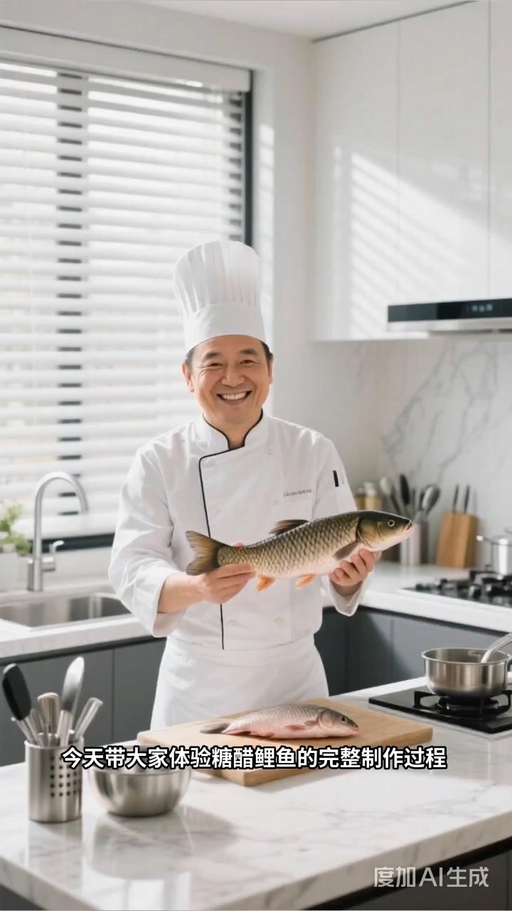 糖醋鲤鱼这样做,外酥里嫩酸甜适中