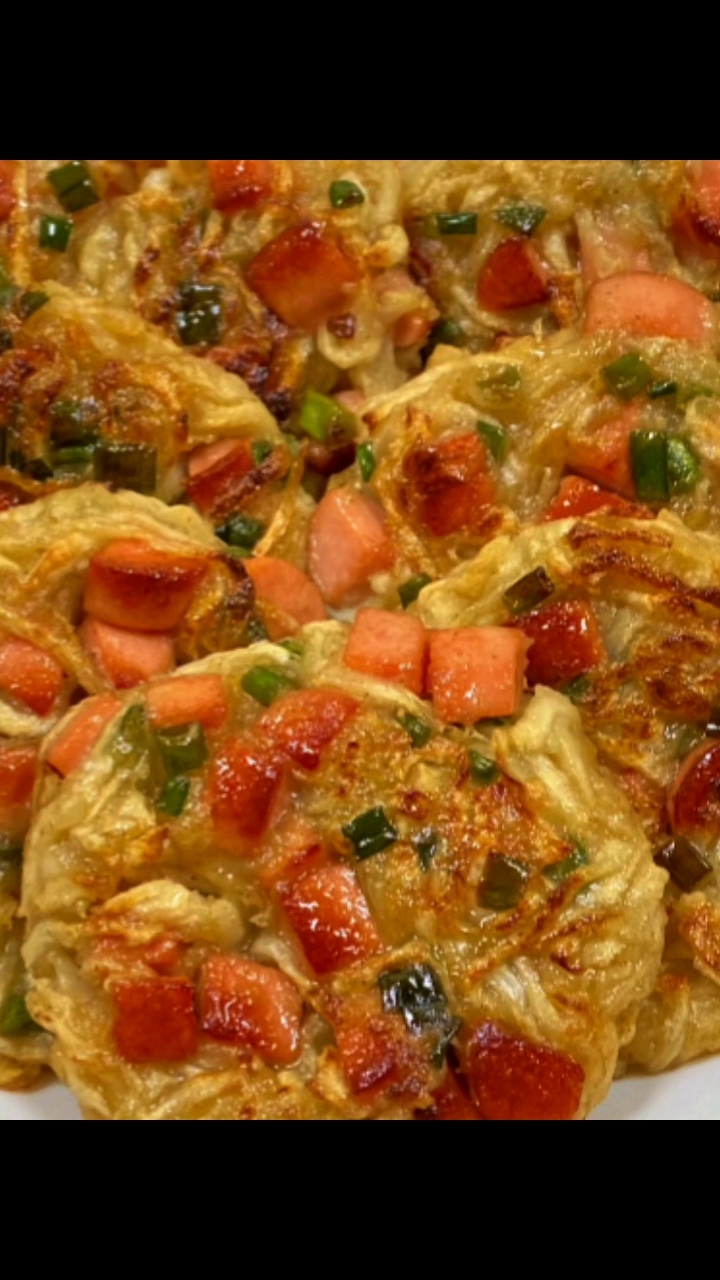 蔬菜饼这样做真的太好吃了