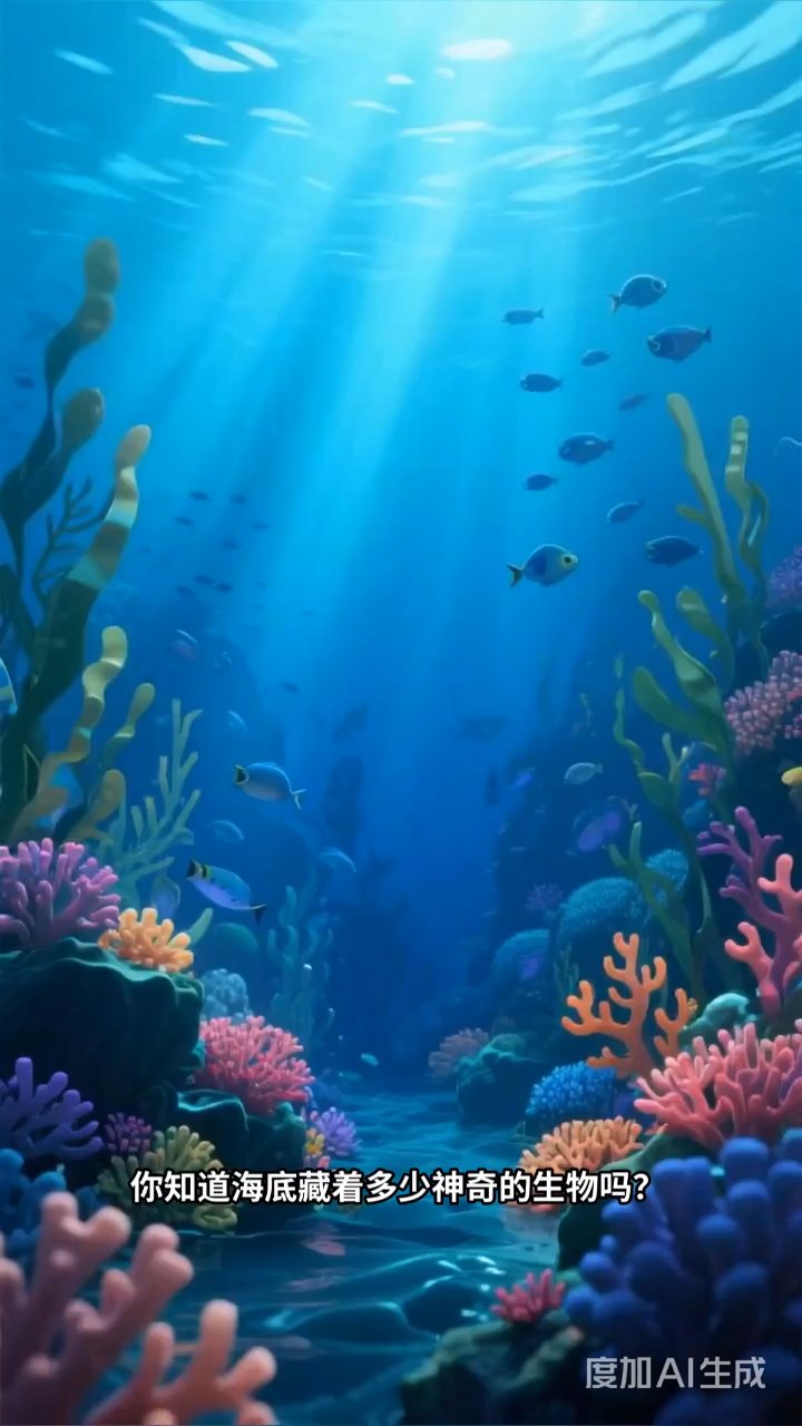 海底世界大揭秘:花样鱼群舞动,水母伞下藏奇观