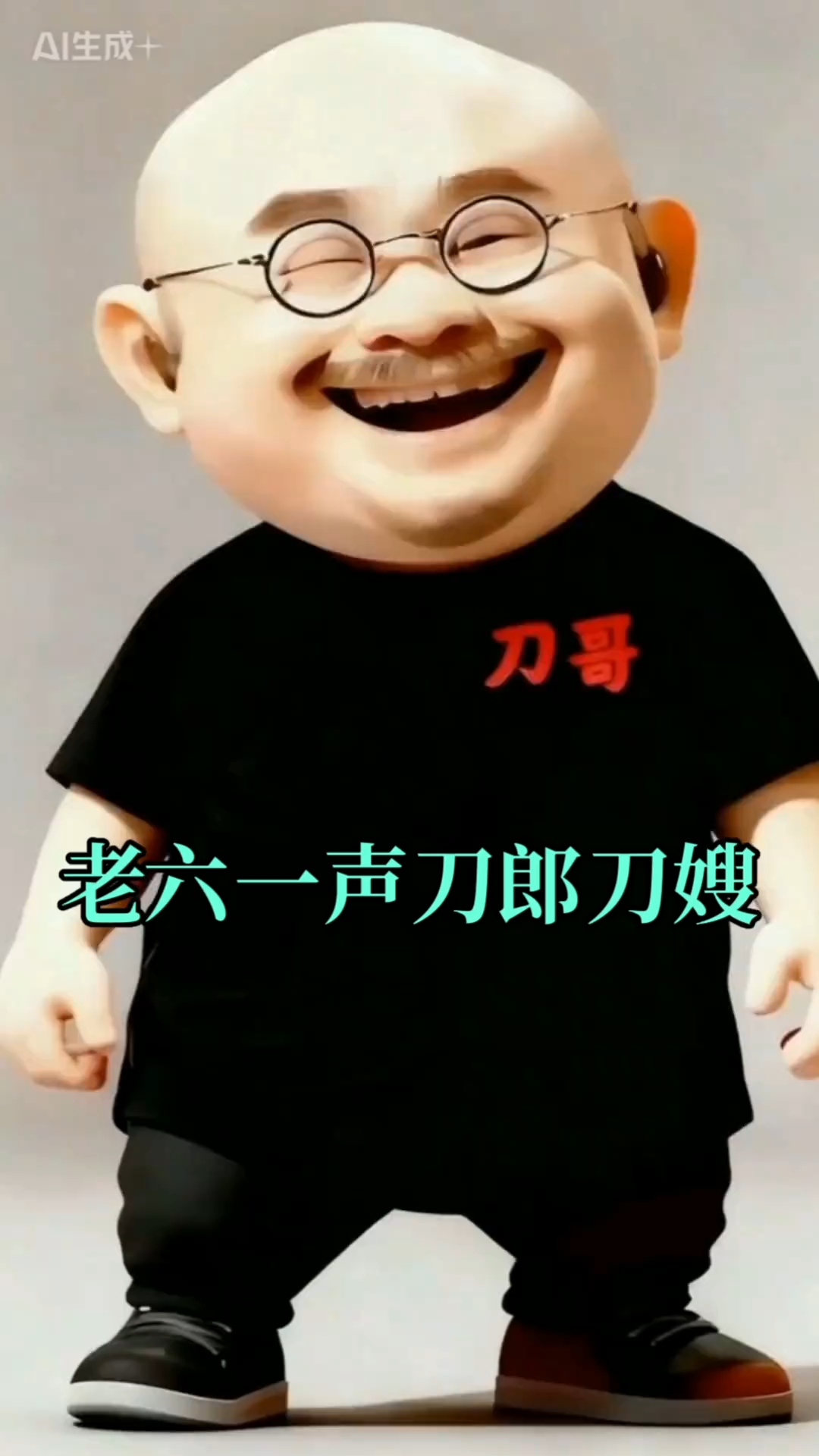 老六一声吆喝#搞笑动画 卡通刀郎,可爱的刀郎