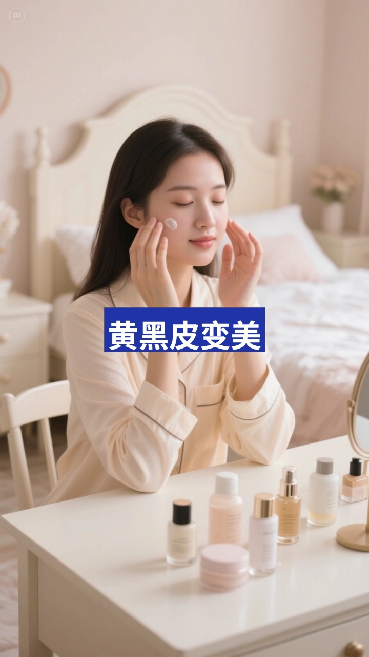 素颜美肌秘籍黄黑皮变透亮 