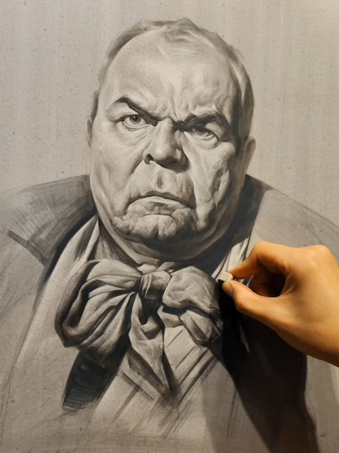 素描头像·湿画法