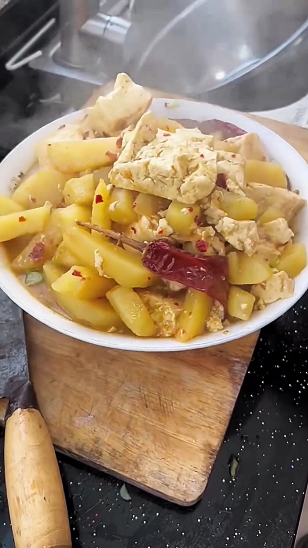 土豆炖豆腐嘎嘎好吃