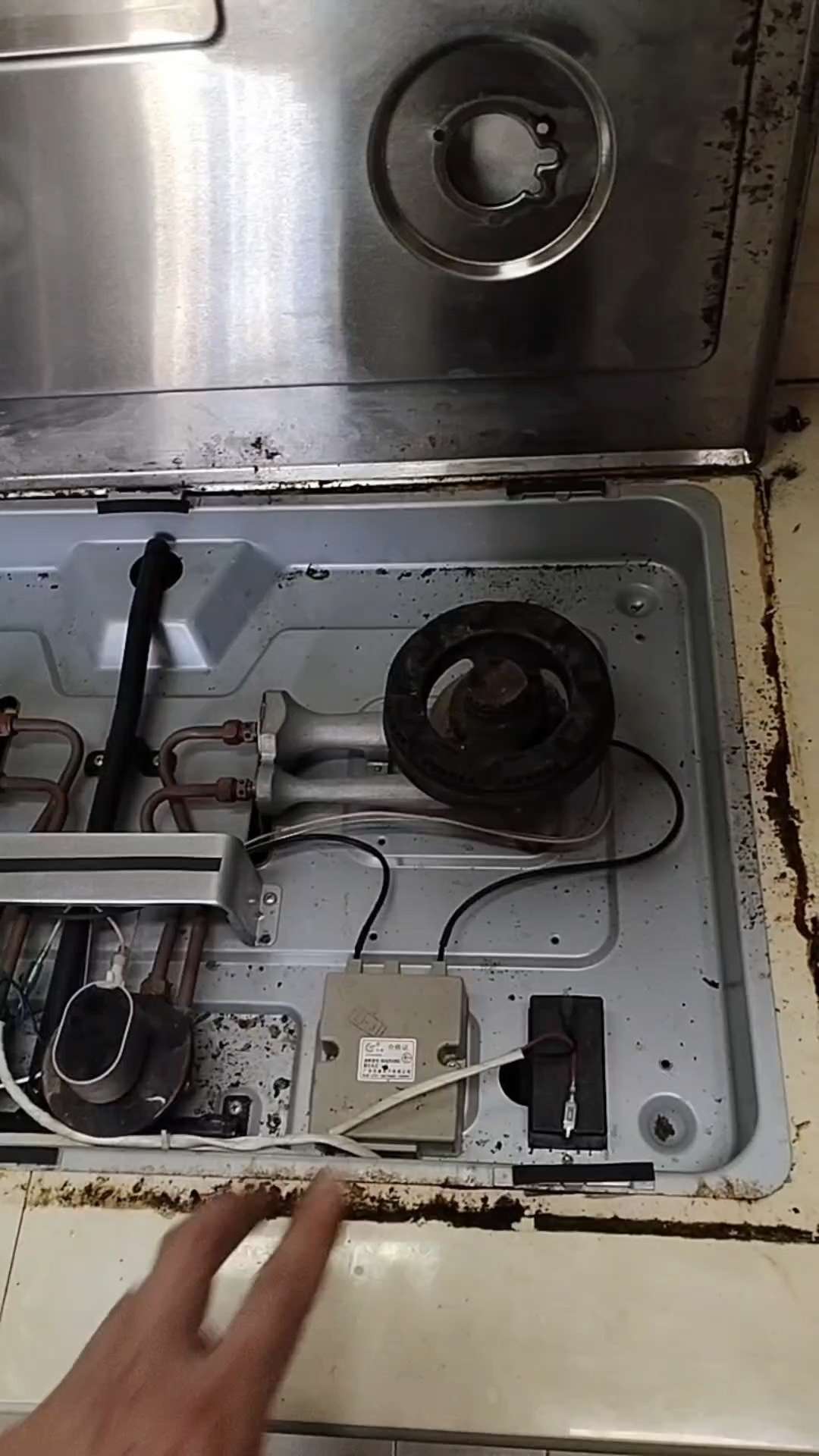 维修燃气灶打不着火的问题#黄岛#同城维修#家电清洗#家电维修