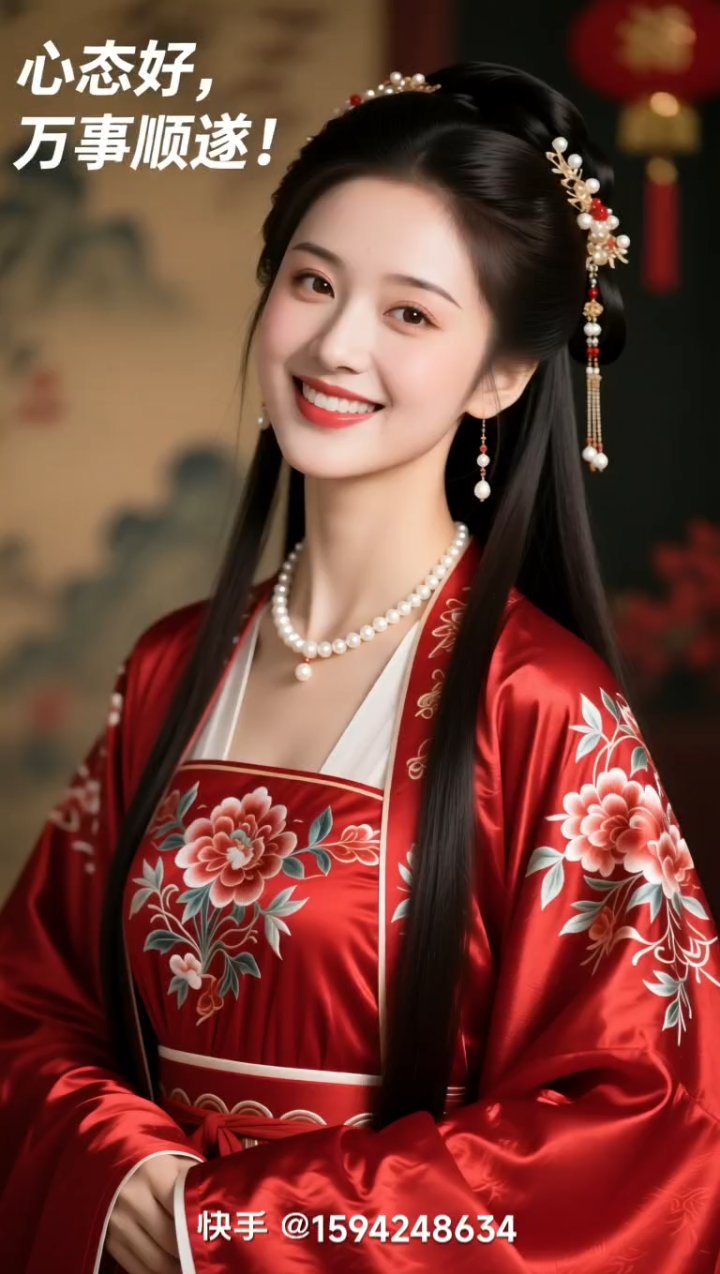 #古风美人同框# ，每日更换精美壁纸：人物，花，关注不迷跑。