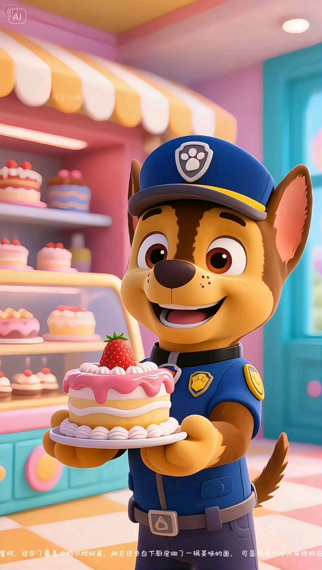 汪汪队的阿奇今天过生日