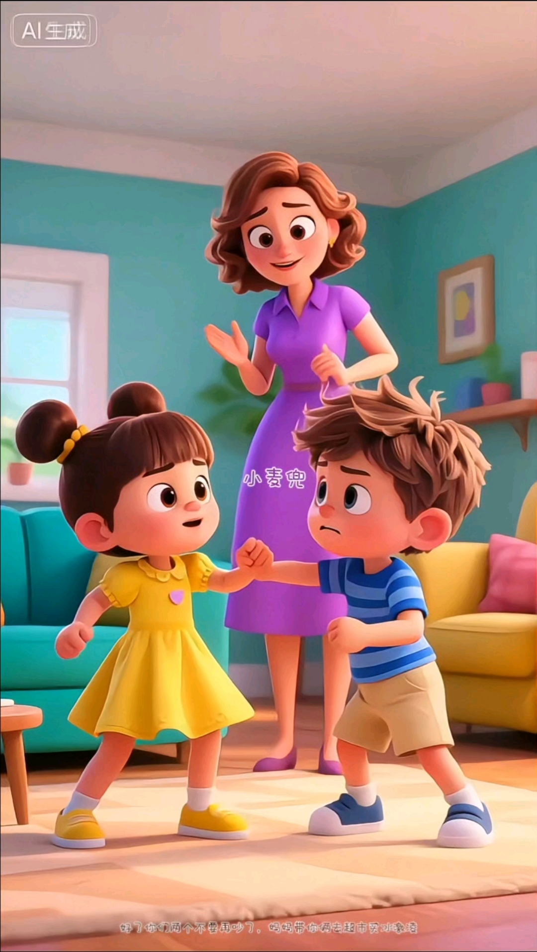 两个小朋友喜欢冰激凌的口味不一样