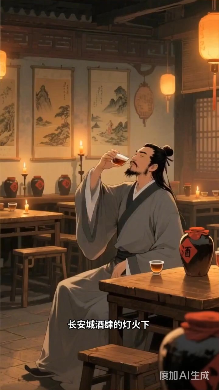 诗仙李白:从长安酒肆到江湖夜雨的不羁人生