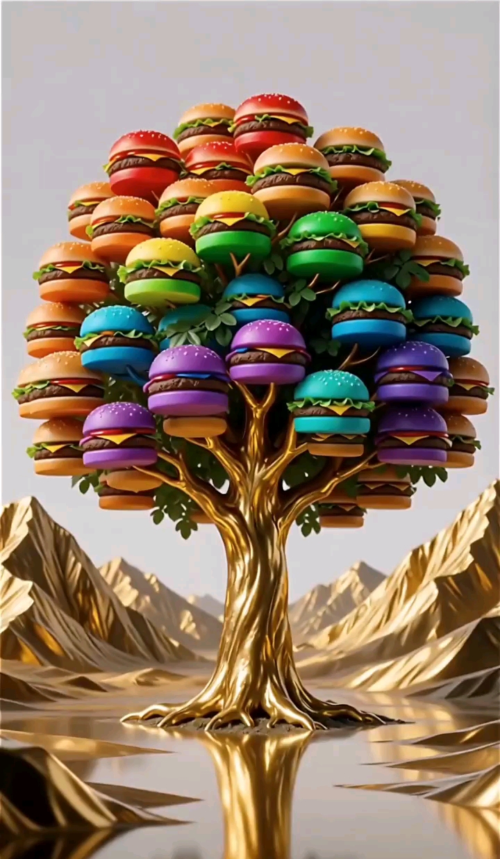 汉堡树寓意富足、快乐与美好