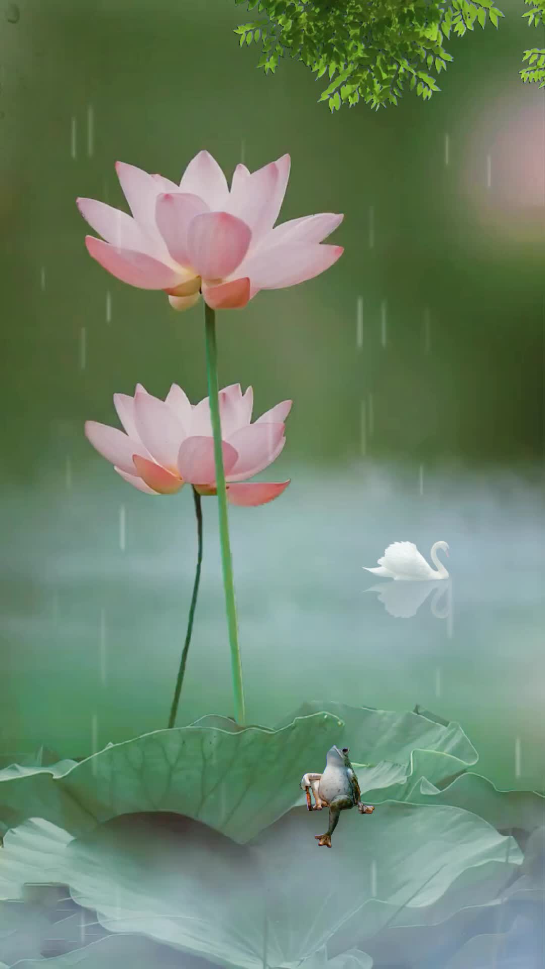 第四十三期 荷花唯美治愈系动态壁纸来啦