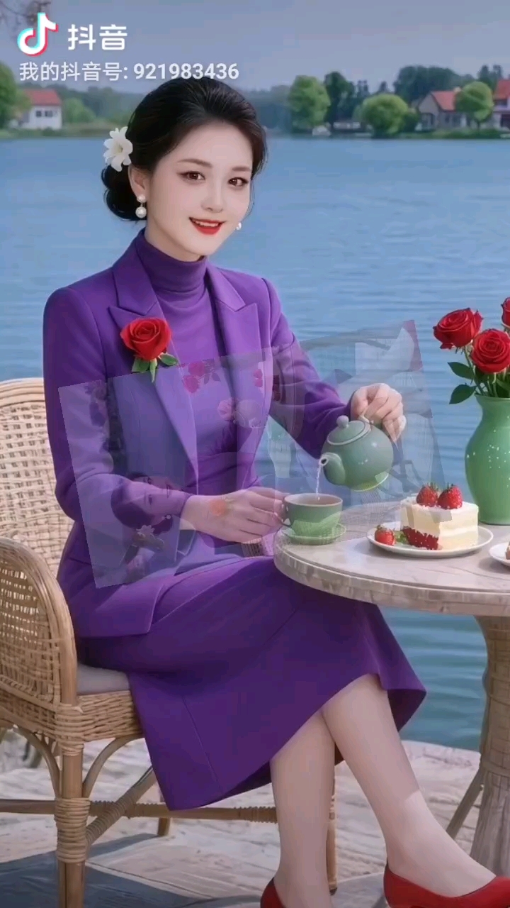 #刘龙梅画家爱唱歌爱画国画，画牡丹花王用西洋透视法画出不同牡丹花朵，画牡丹花最出名