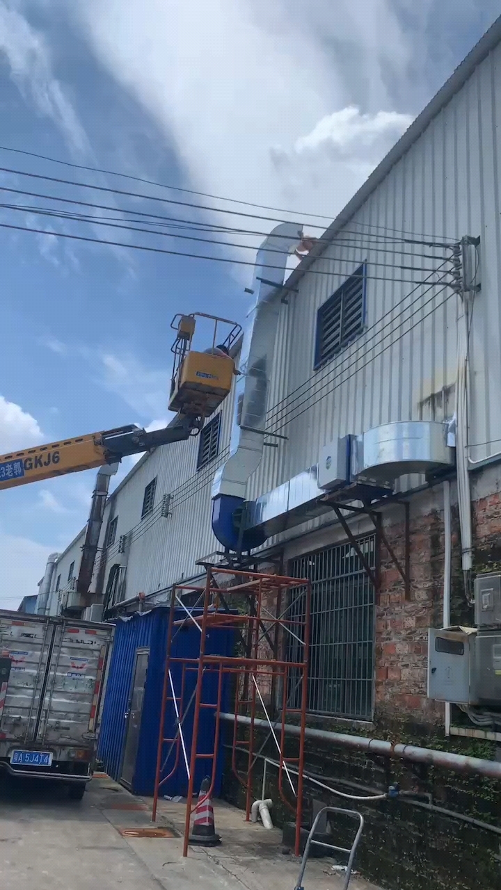 广州专业安装炭火烤肉排烟伸缩管道定制安装自助烤肉排烟管