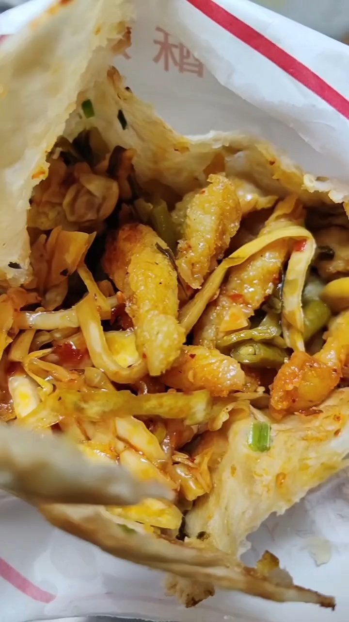 藏在红梅巷子里的美味香酥鸡烧饼。