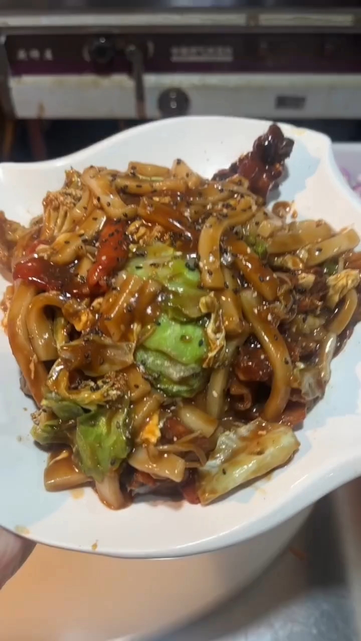 仙居的糖醋炒年糕,好吃S了