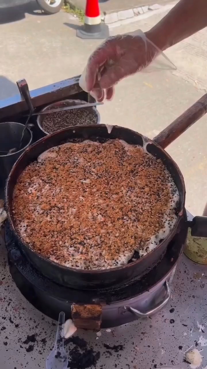台州集市里不起眼的红糖梅花糕真好吃