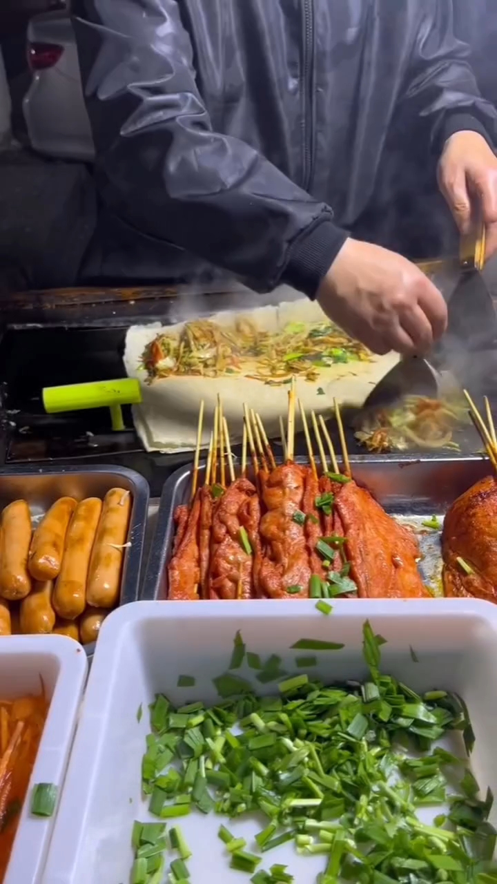 宜兴夜宵之“菜煎饼”
