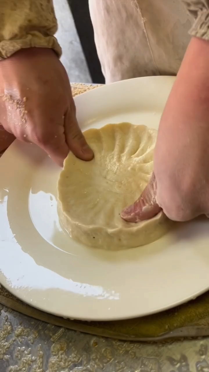 山东菏泽传统吊炉烧饼!