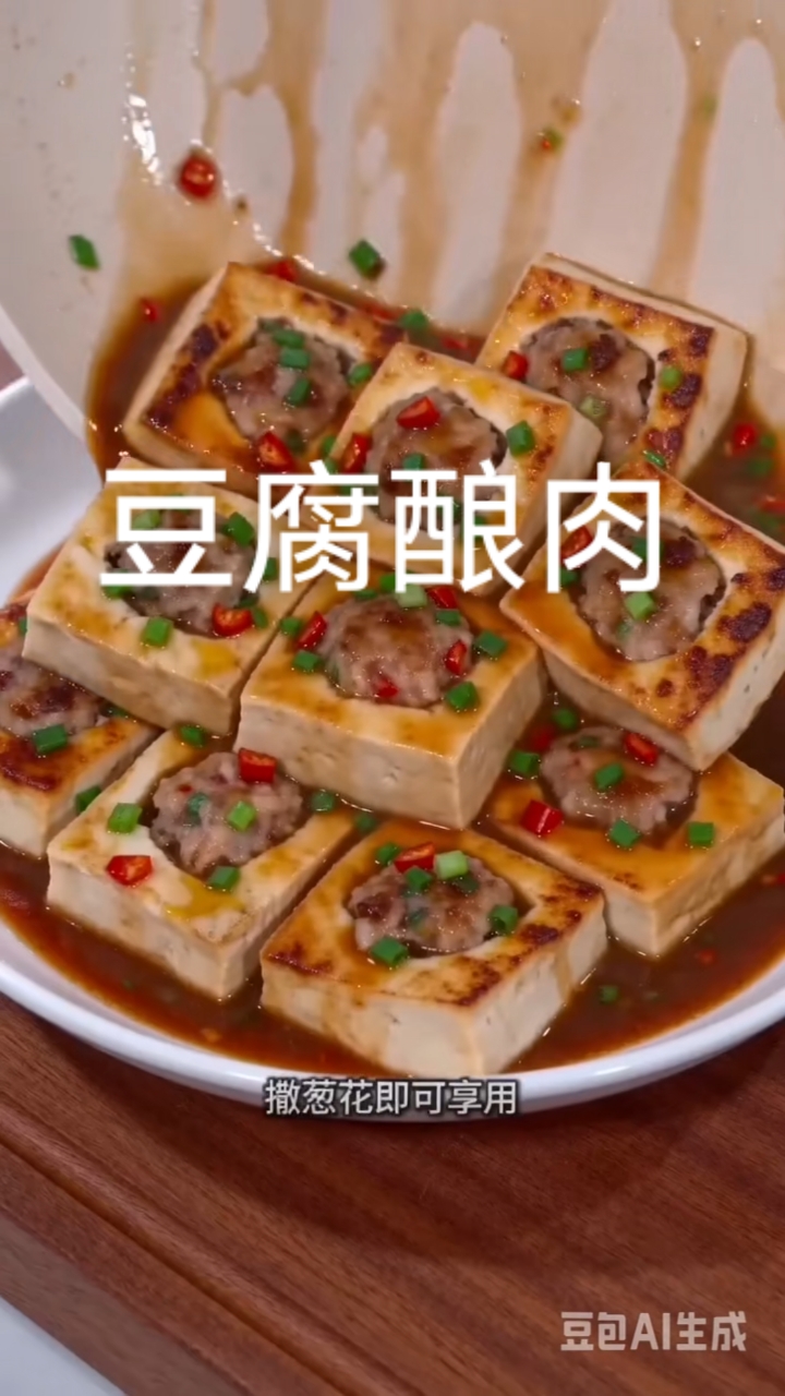豆腐酿肉详细制作教程