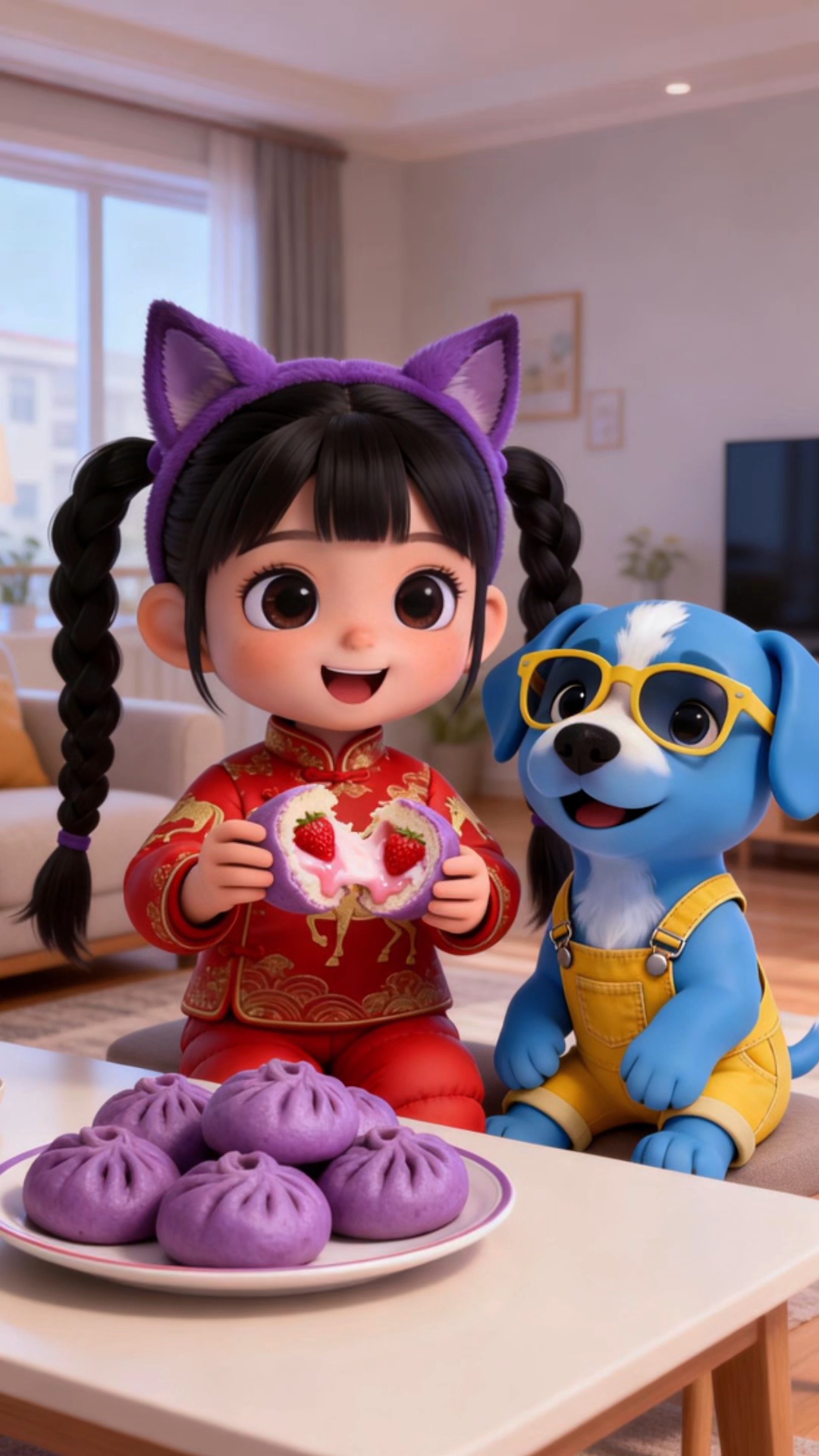 小女孩:妈妈为什么我的包子和弟弟不一样?儿童启蒙益智动画