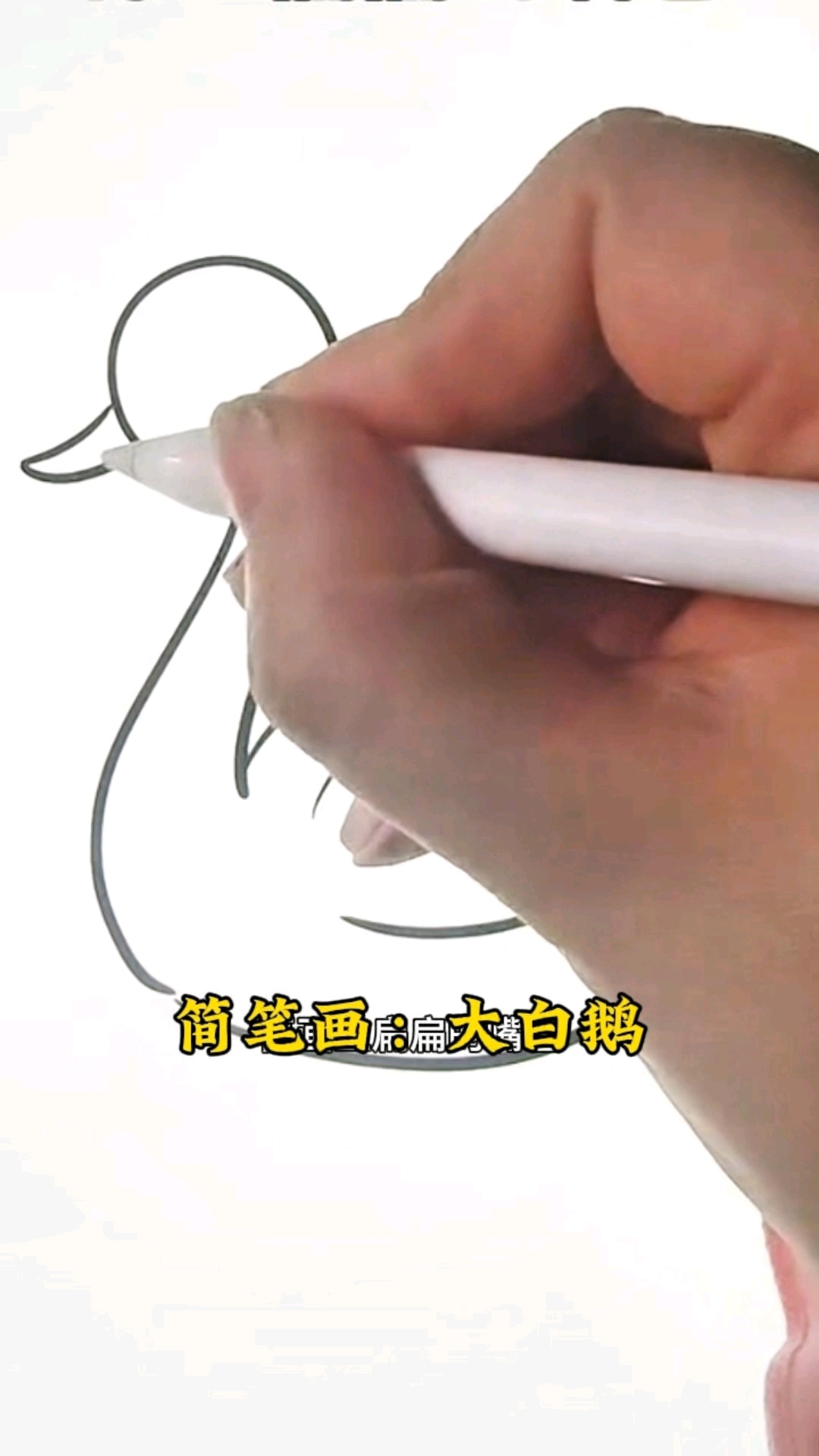 快来学画：大白鹅