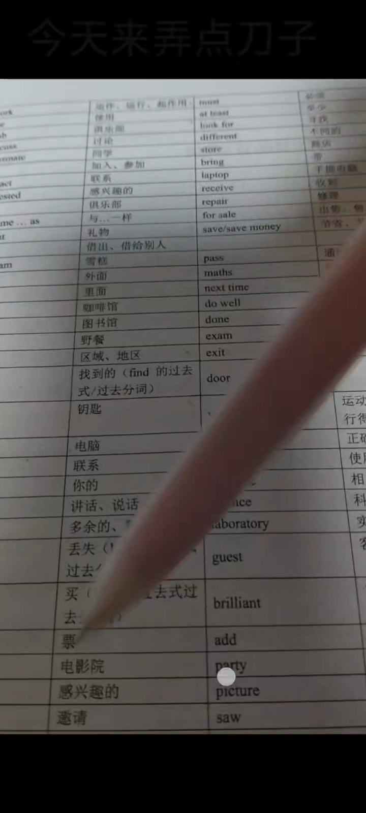 今天来搞点历史喵的刀子