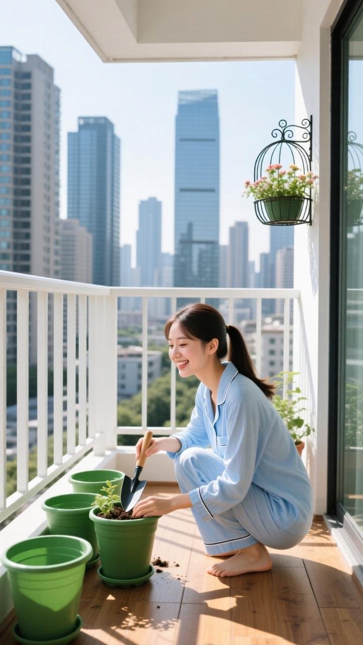 阳台变身小菜园，新手也能种出鲜嫩蔬菜