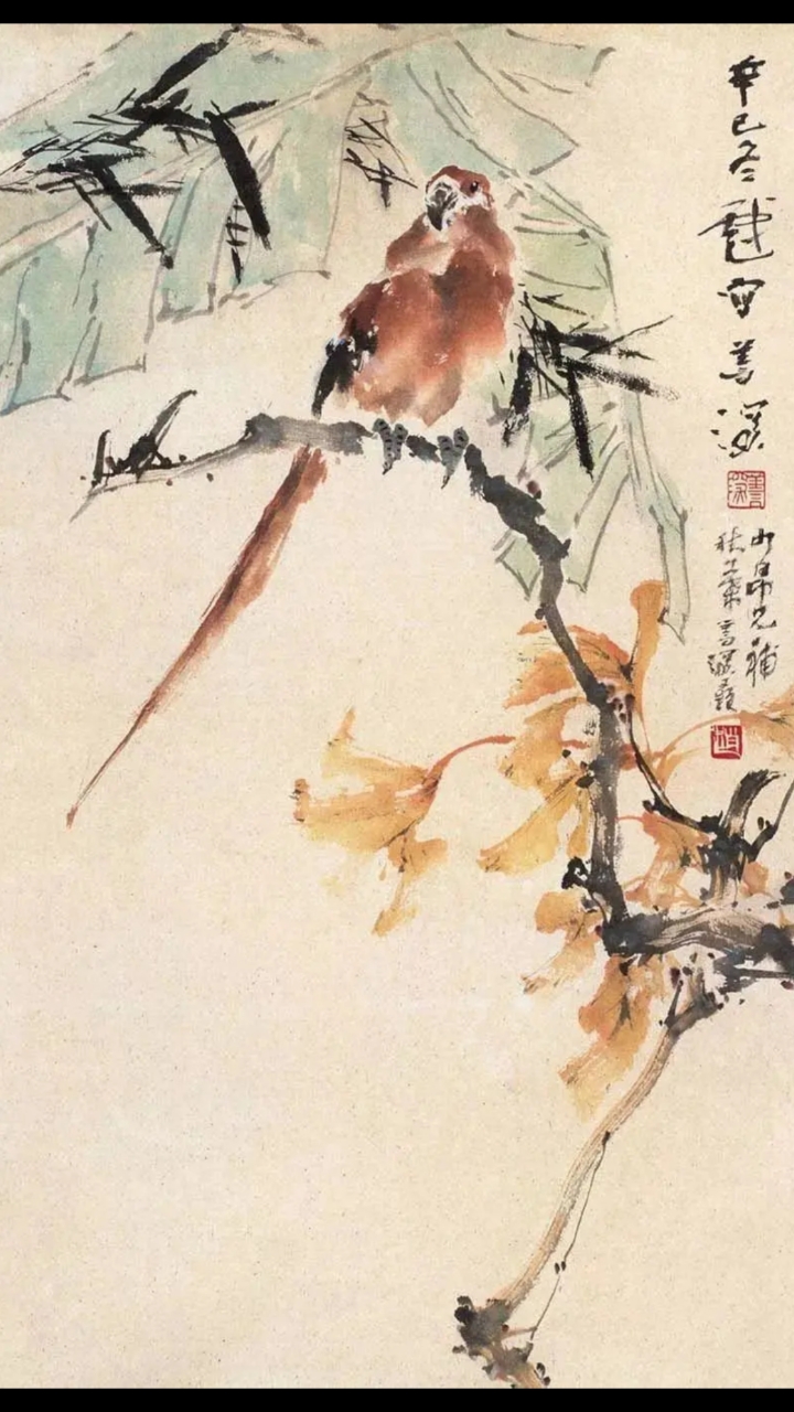 小写意花鸟画!国画大师赵少昂作品与您分享!