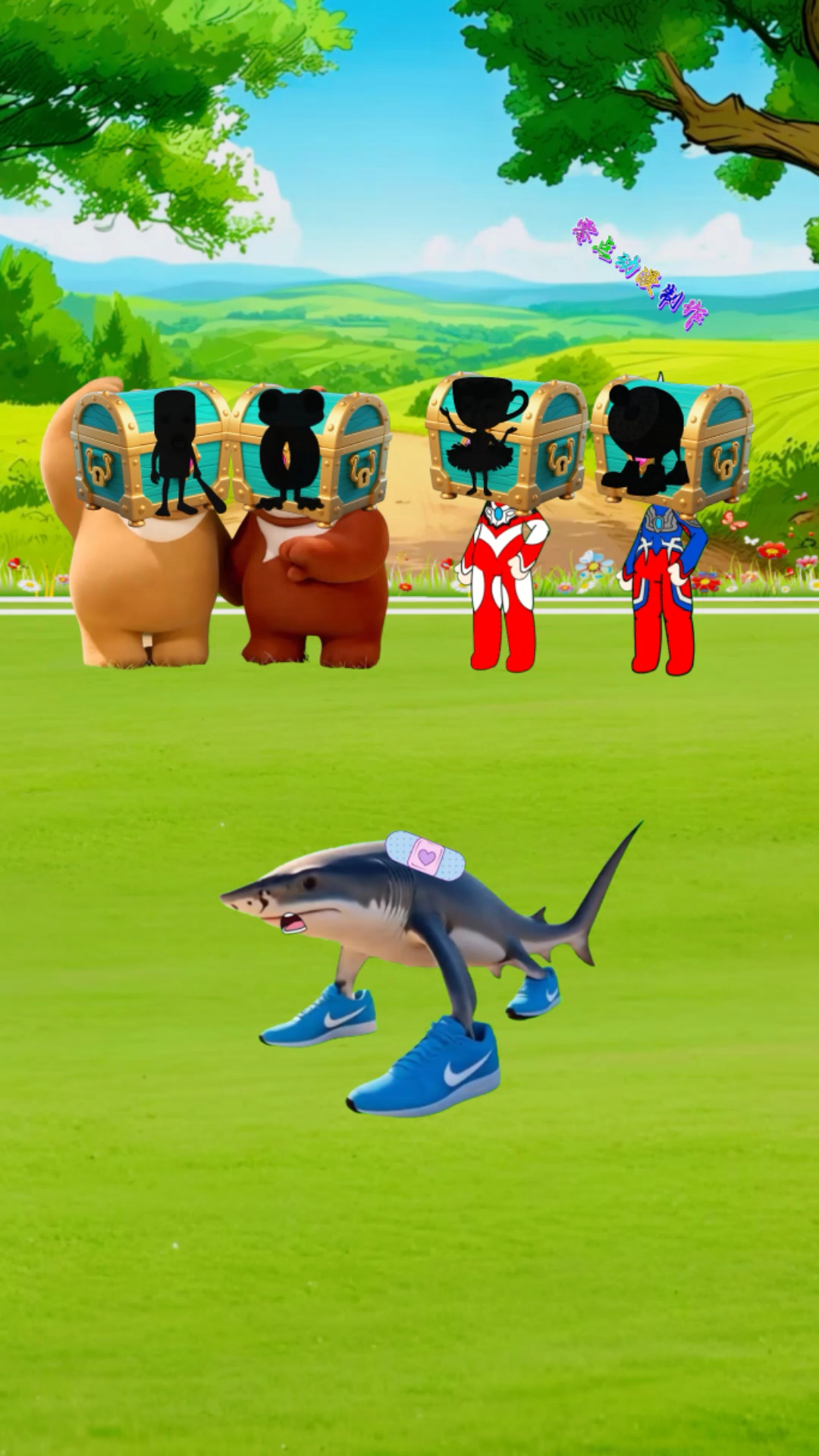 耐克鲨鱼来找它的鲨鱼鳍了