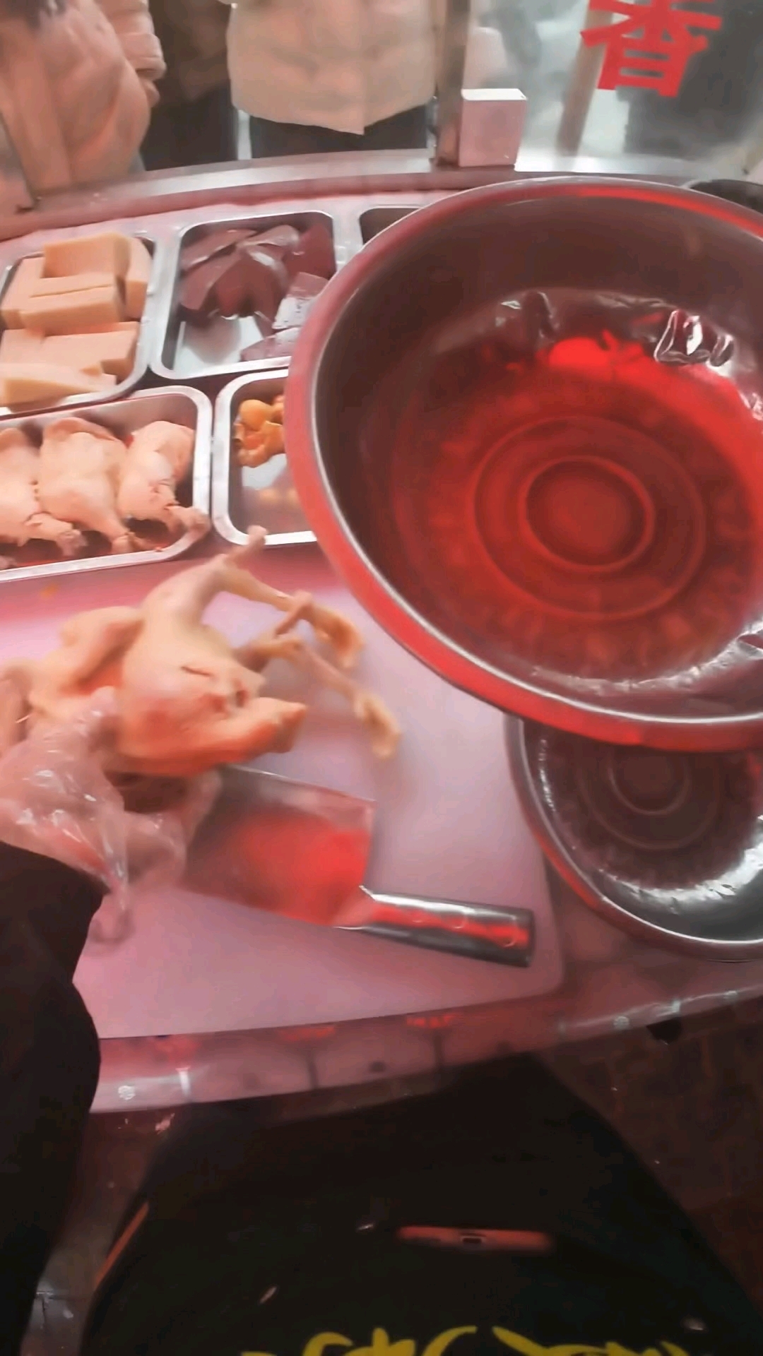 沉浸式菜市摆摊卖椒麻鸡