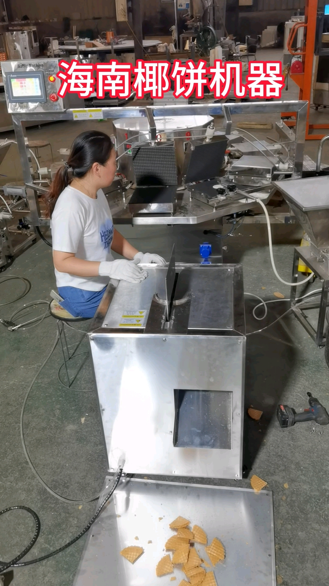 大姐做椰香薄饼轻松拿捏