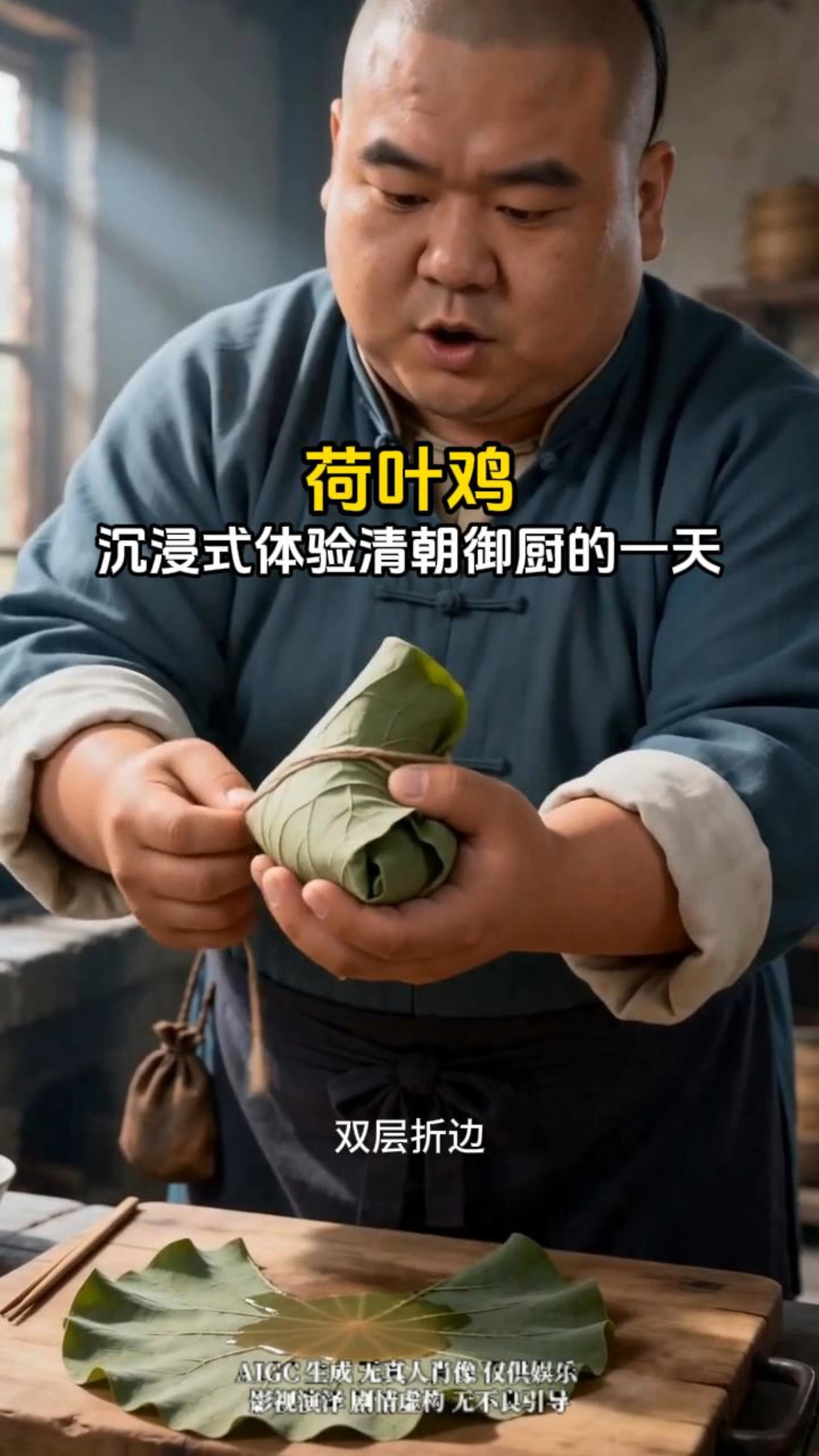 #新大陆计划# 第69集 沉浸式体验清朝御厨作荷叶鸡的一天 #沉浸式做荷叶鸡 #历史