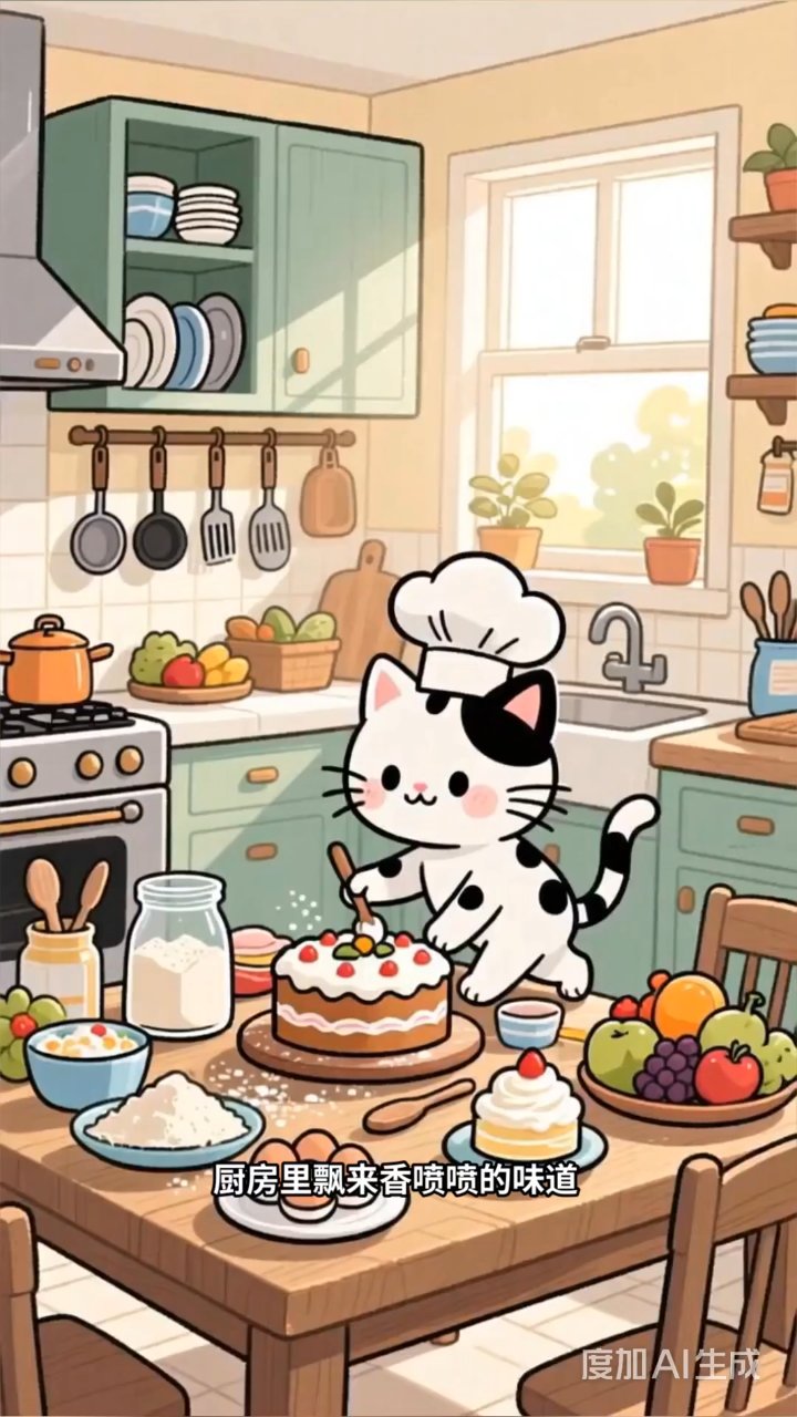 小花猫的惊喜生日派对,朋友们齐动手打造甜蜜时刻