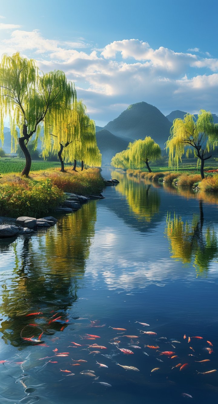 快来看看山水风景,治愈好山好水生财源广进。祝大家身体健康,万