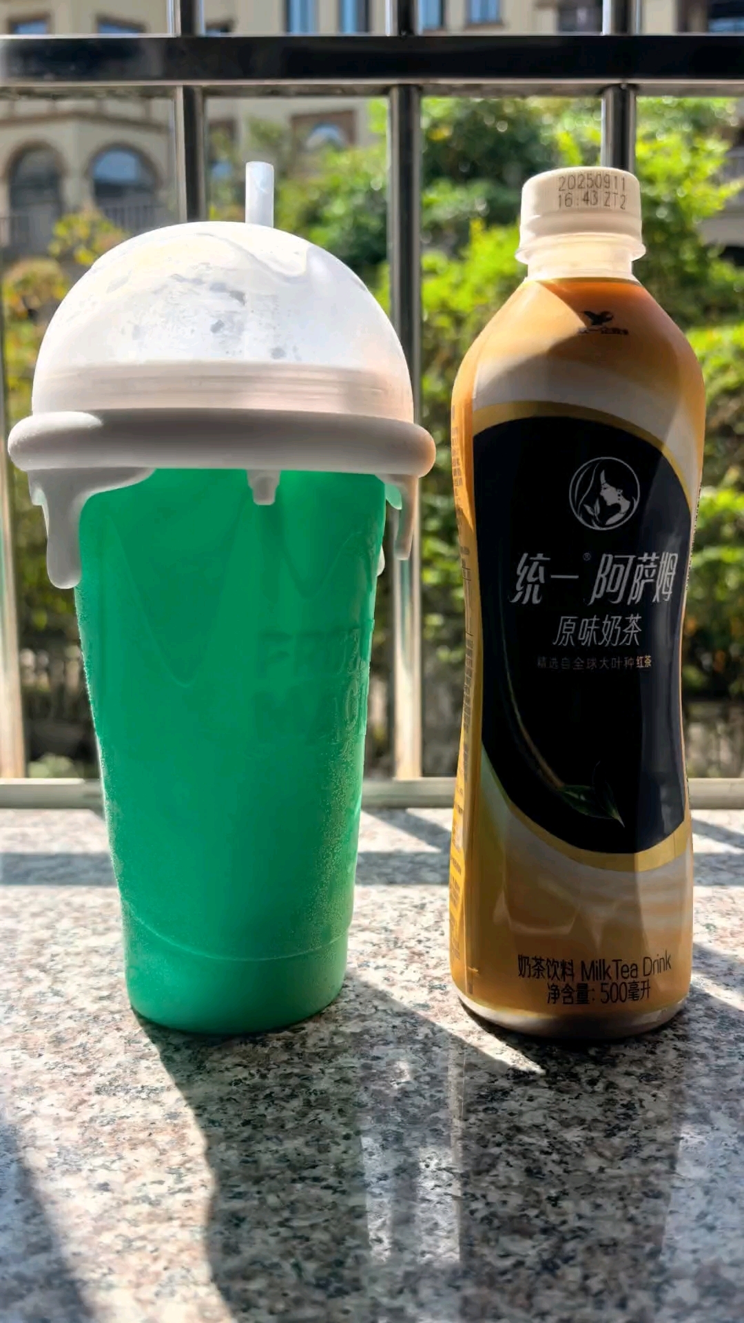 阿萨姆奶茶冰沙 沉浸式#冰沙制作饮品