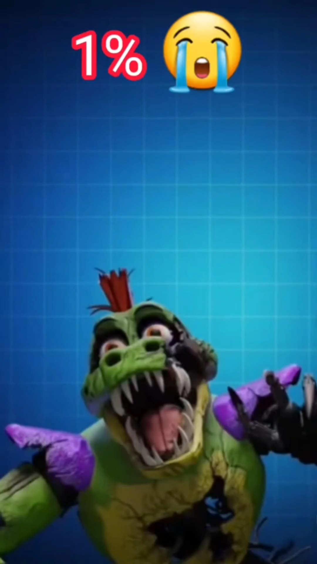 鳄鱼先生不同破损程度的模样