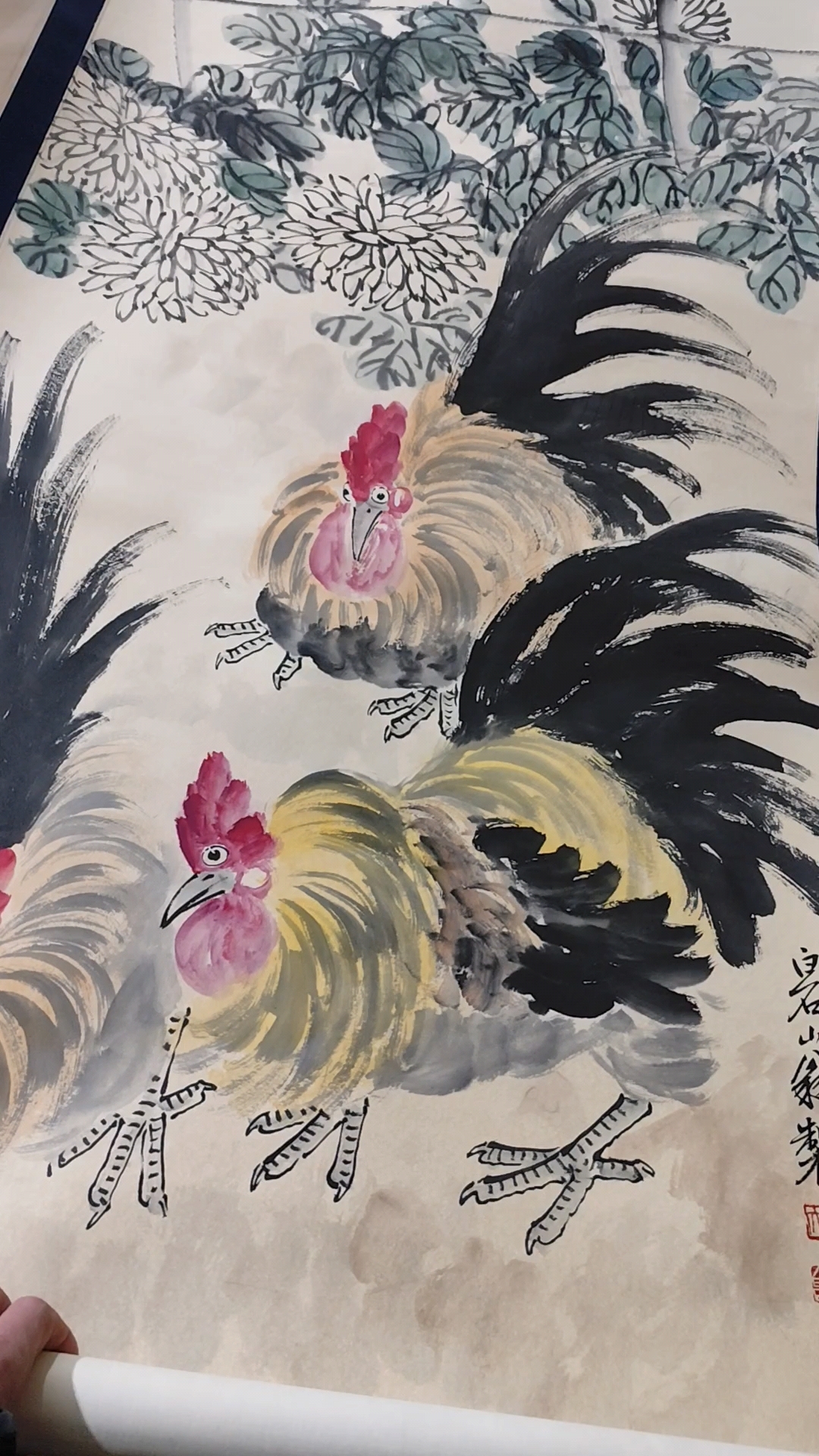 齐白石的大公鸡