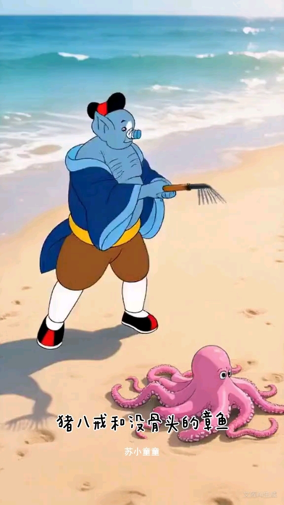 猪八戒和没骨头的章鱼