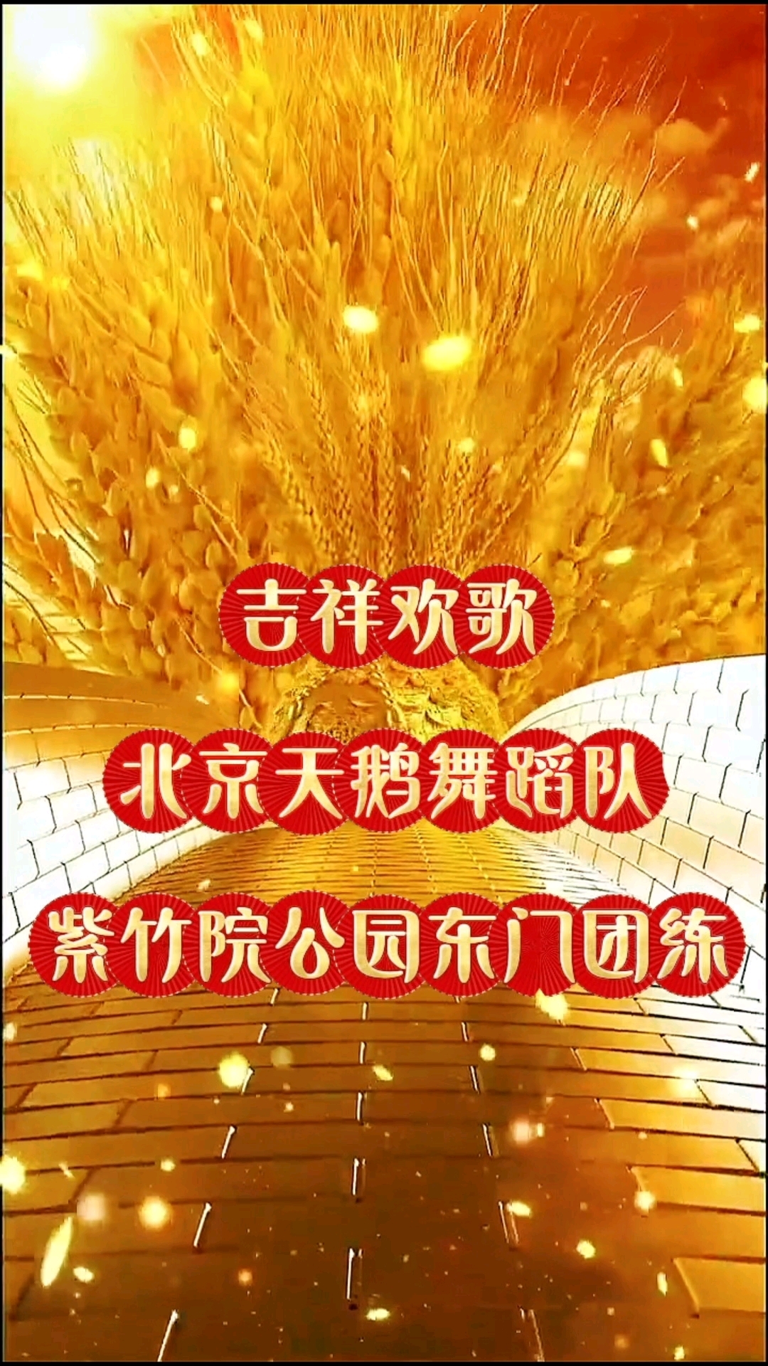 北京天鹅舞蹈队《吉祥欢歌》！美好瞬间不容错过