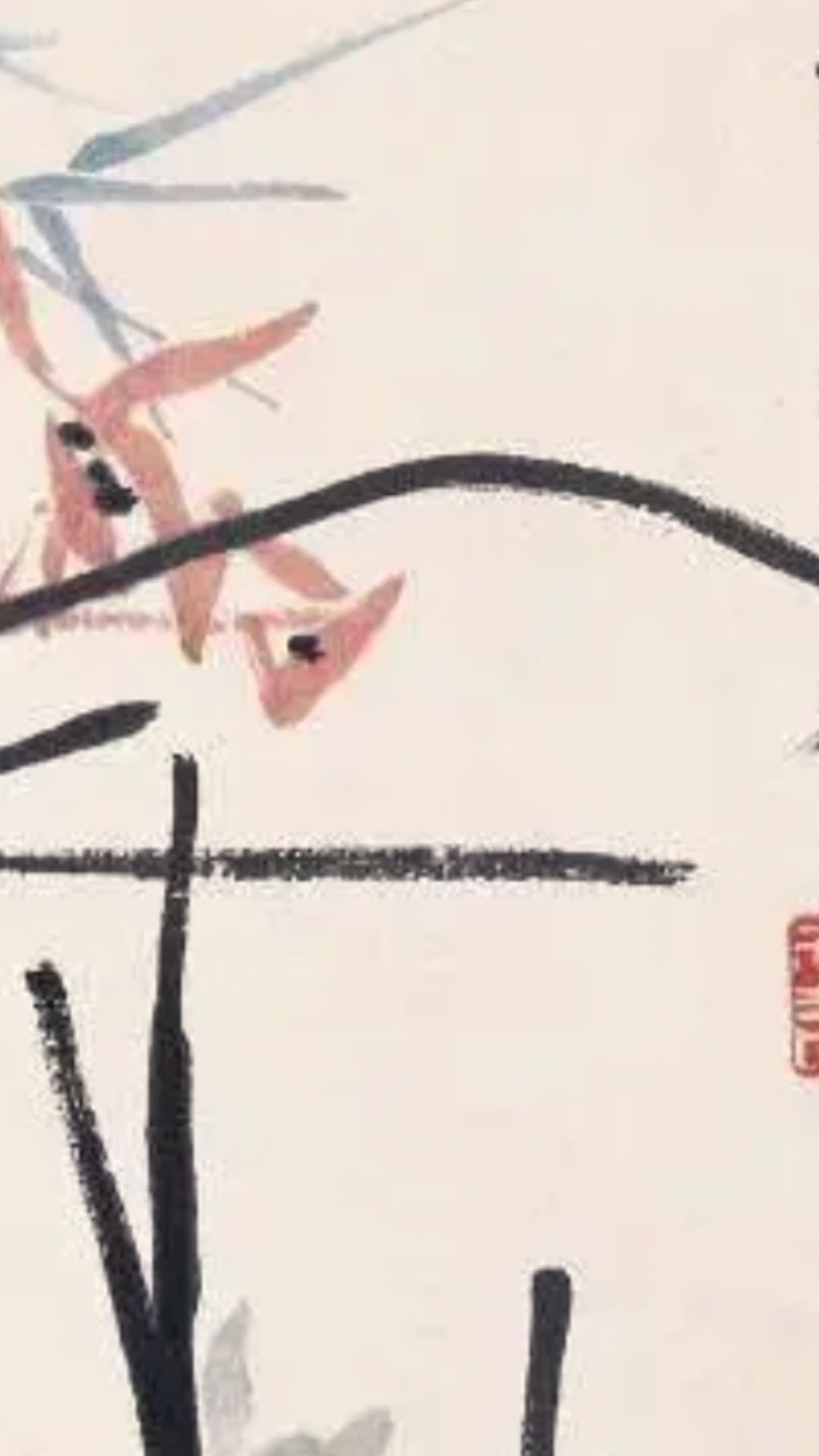 国画大师潘天寿  系列兰竹作品欣赏～～～