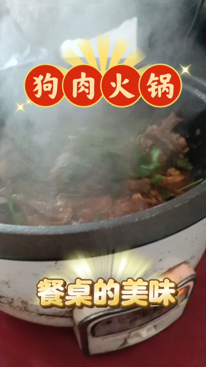 舌尖上的菜谱*狗肉火锅[爱心]