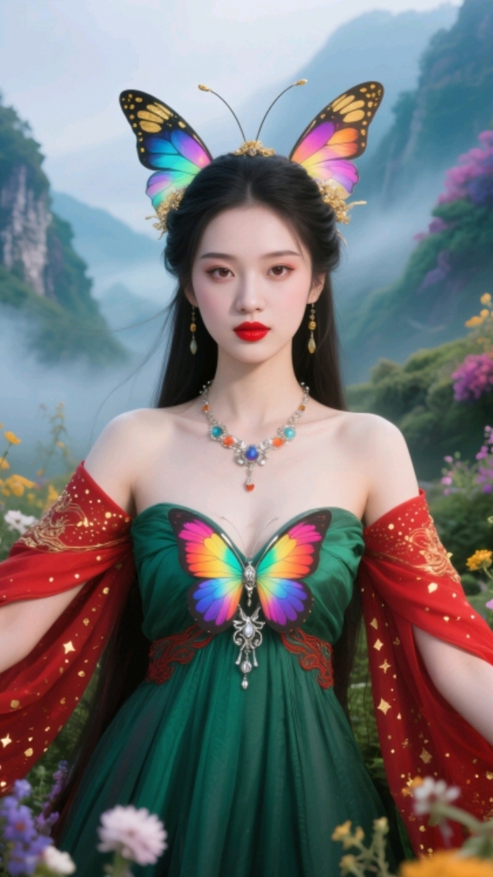 蝴蝶仙子,真的太美了