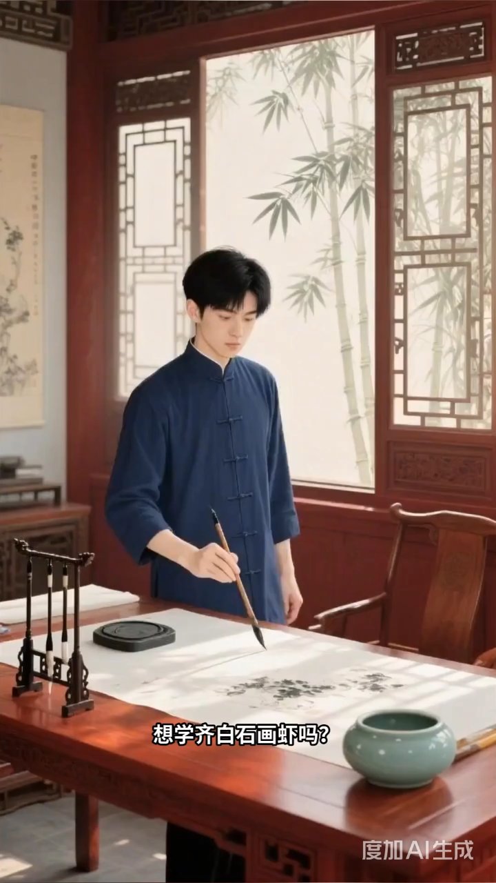 学齐白石画虾秘诀:从观察活虾到掌握笔墨技巧
