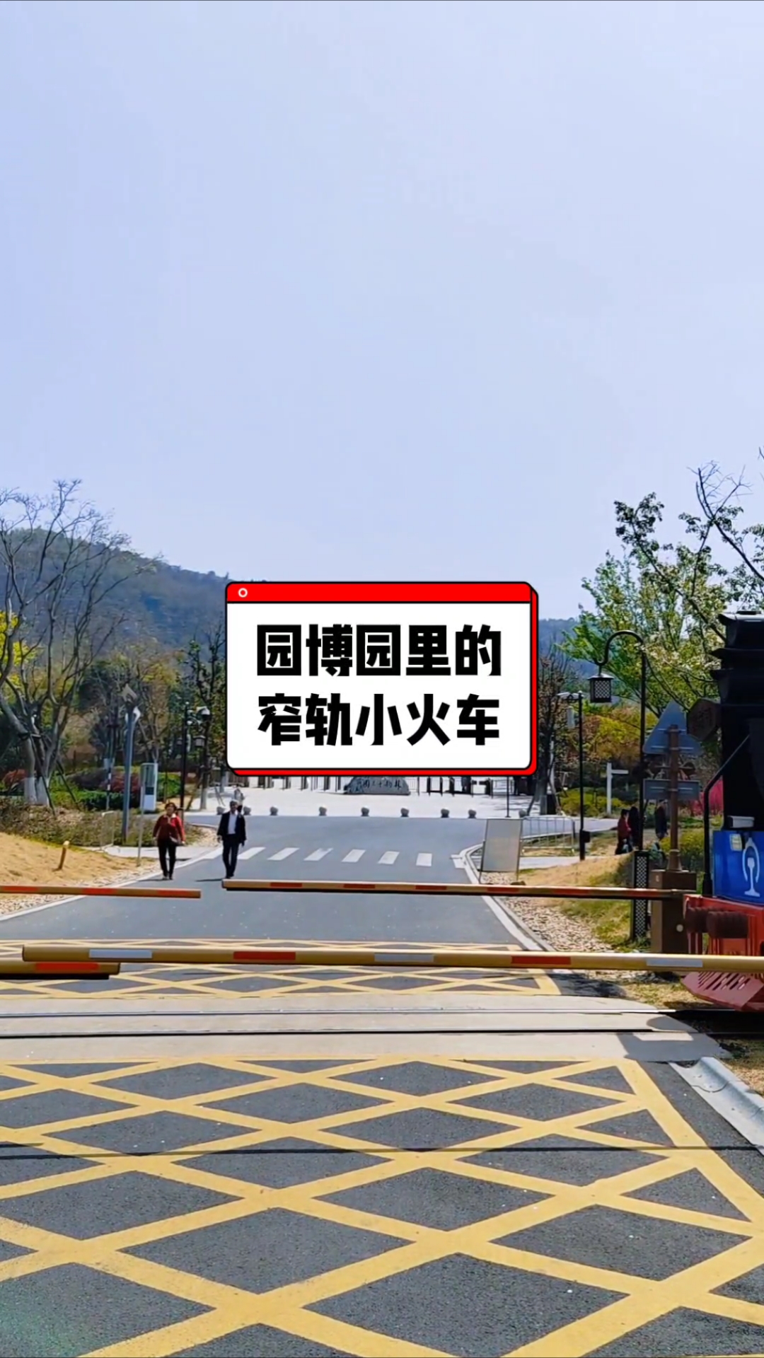 园博园里的窄轨小火车!
