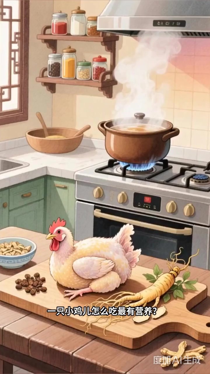 小鸡儿怎么炖最营养?黄芪人参有讲究,红枣枸杞最稳妥