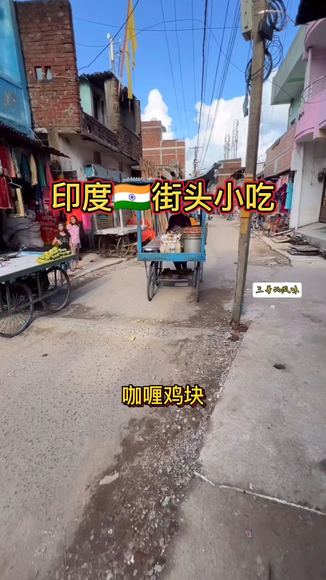 印度街头咖喱鸡块