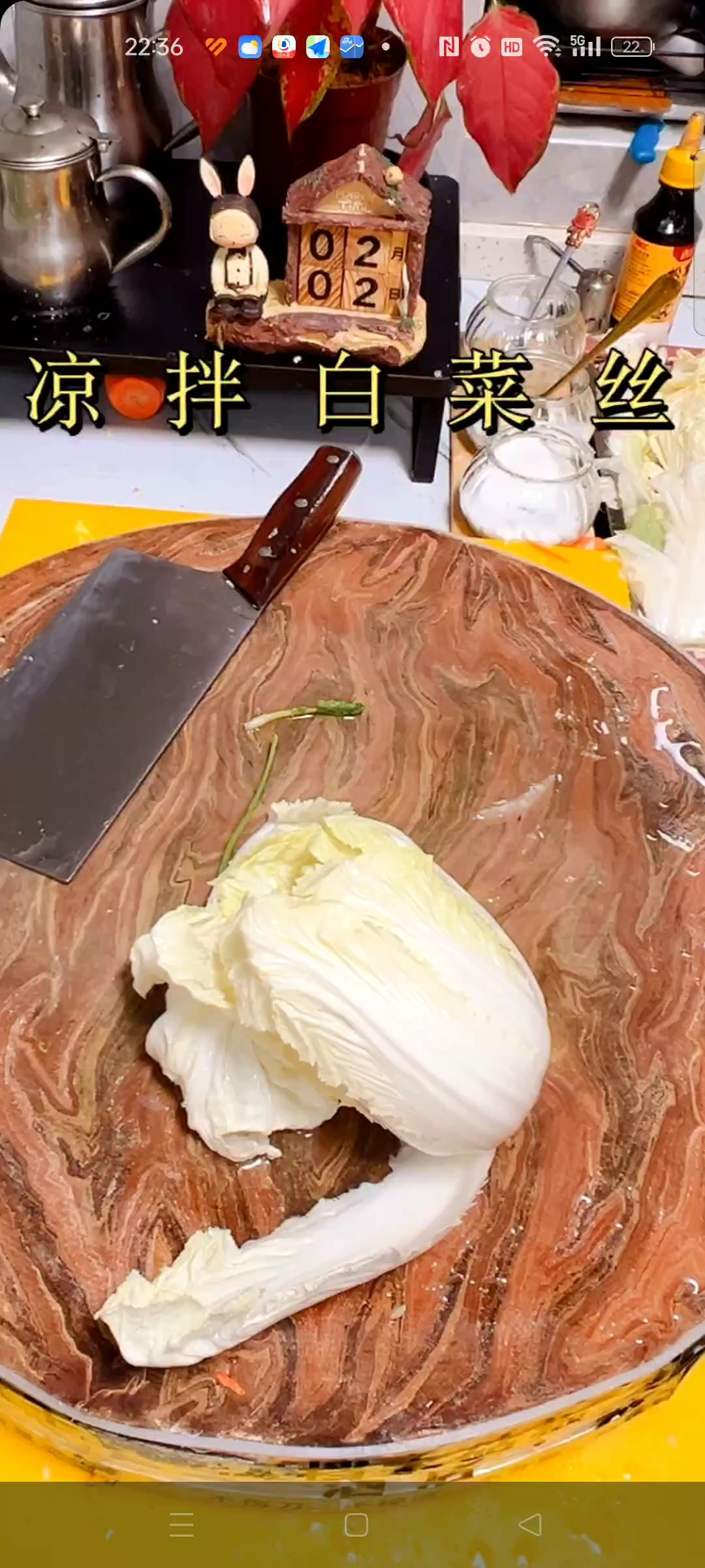 凉拌白菜丝