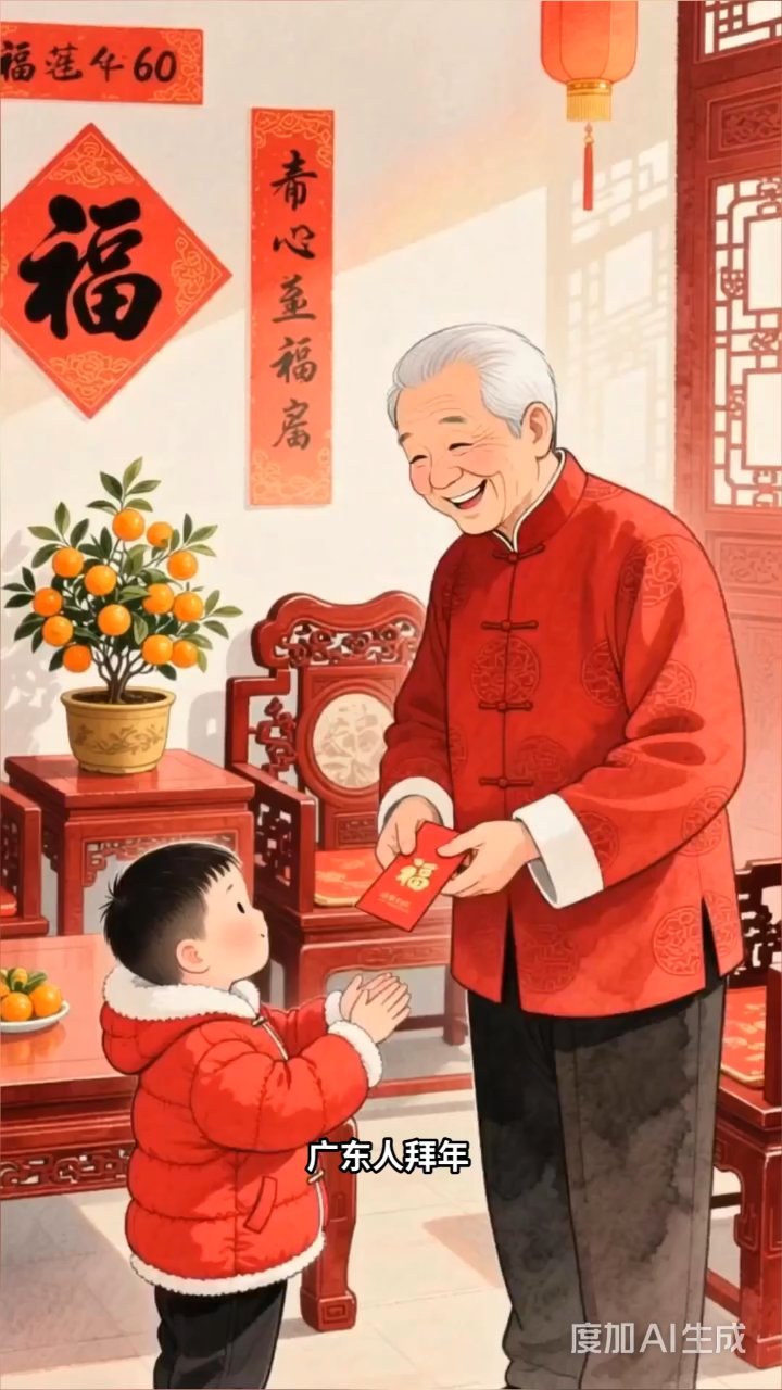 广东拜年利是讲究多，年夜饭菜品藏吉祥