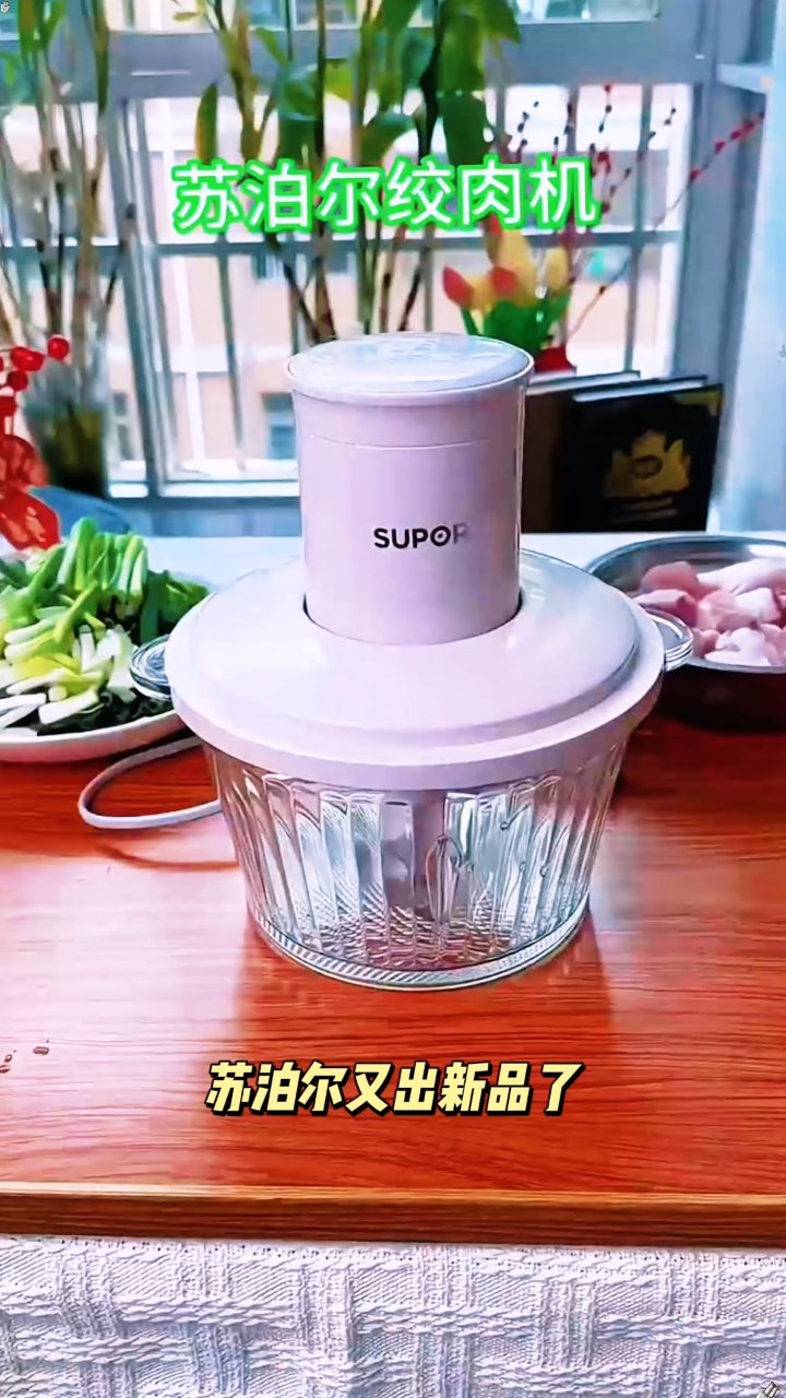 苏泊尔新品:8秒细腻绞肉机